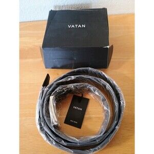 Black Vatan Leather Belt For Men Casual/Formal